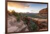 Devils Bridge, Sedona, Arizona, USA-Jordan Banks-Framed Photographic Print