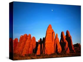 Devils Garden in Arches National Park-Robert Glusic-Stretched Canvas