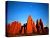 Devils Garden in Arches National Park-Robert Glusic-Stretched Canvas