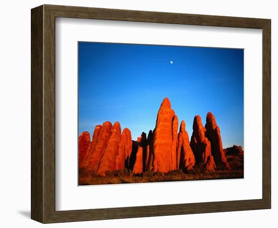 Devils Garden in Arches National Park-Robert Glusic-Framed Photographic Print