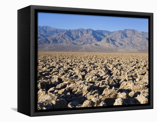 Devils Golf Course, Death Valley National Park, California, United States of America, North America-Richard Cummins-Framed Stretched Canvas