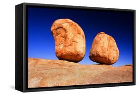 Devils Marbles-null-Framed Stretched Canvas