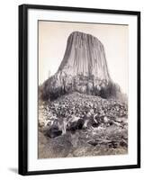 Devils Tower, 1890-Science Source-Framed Giclee Print