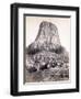 Devils Tower, 1890-Science Source-Framed Giclee Print