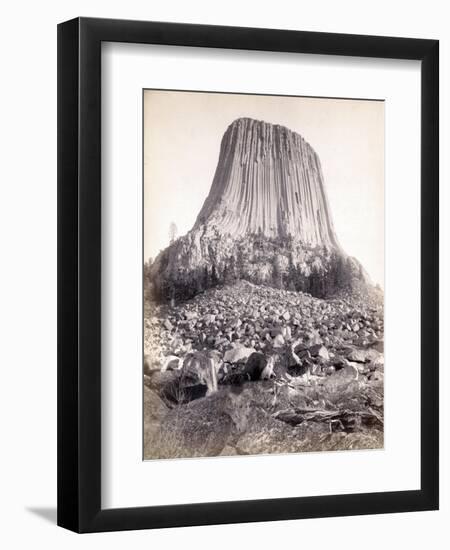 Devils Tower, 1890-Science Source-Framed Premium Giclee Print