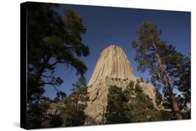 Devils Tower, Devils Tower National Monument, Wyoming, United States of America, North America-Colin Brynn-Stretched Canvas