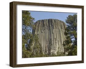 Devils Tower National Monument, East Wyoming, USA-Pete Oxford-Framed Photographic Print