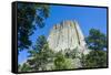 Devils Tower National Monument, Wyoming, United States of America, North America-Michael Runkel-Framed Stretched Canvas