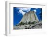 Devils Tower National Monument, Wyoming, United States of America, North America-Michael Runkel-Framed Photographic Print