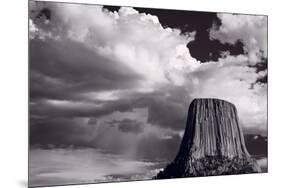 Devils Tower Wyoming BW-Steve Gadomski-Mounted Photographic Print