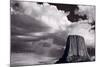 Devils Tower Wyoming BW-Steve Gadomski-Mounted Photographic Print