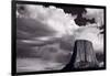 Devils Tower Wyoming BW-Steve Gadomski-Framed Photographic Print