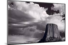 Devils Tower Wyoming BW-Steve Gadomski-Mounted Photographic Print