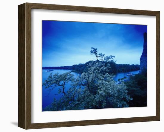 Devin Castle, Danube River, Bratislava, West Slovakia-Walter Bibikow-Framed Premium Photographic Print