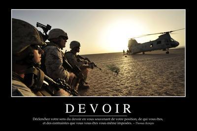 Devoir Citation Et Affiche D Inspiration Et Motivation Photographic Print Allposters Com