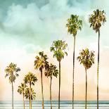Beach Palms Indigo I-Devon Davis-Art Print