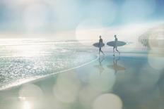 Sunset Surfer-Devon Davis-Framed Art Print
