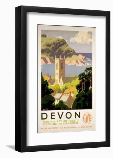 Devon, GWR, c.1930s-null-Framed Art Print