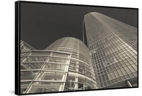 Devon Tower, Oklahoma City, Oklahoma, USA-Walter Bibikow-Framed Stretched Canvas