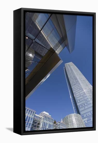 Devon Tower, Oklahoma City, Oklahoma, USA-Walter Bibikow-Framed Stretched Canvas