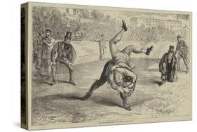 Devon Wrestling, No Doubt About It-Alfred Concanen-Stretched Canvas