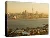 Devonport, Auckland Skyline and Waitemata Harbour, Auckland, North Island, New Zealand, Pacific-Schlenker Jochen-Stretched Canvas