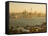 Devonport, Auckland Skyline and Waitemata Harbour, Auckland, North Island, New Zealand, Pacific-Schlenker Jochen-Framed Stretched Canvas