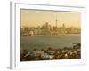 Devonport, Auckland Skyline and Waitemata Harbour, Auckland, North Island, New Zealand, Pacific-Schlenker Jochen-Framed Photographic Print