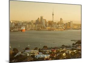 Devonport, Auckland Skyline and Waitemata Harbour, Auckland, North Island, New Zealand, Pacific-Schlenker Jochen-Mounted Photographic Print