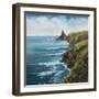 Devonshire coastal scene,  pastel-Margo Starkey-Framed Giclee Print