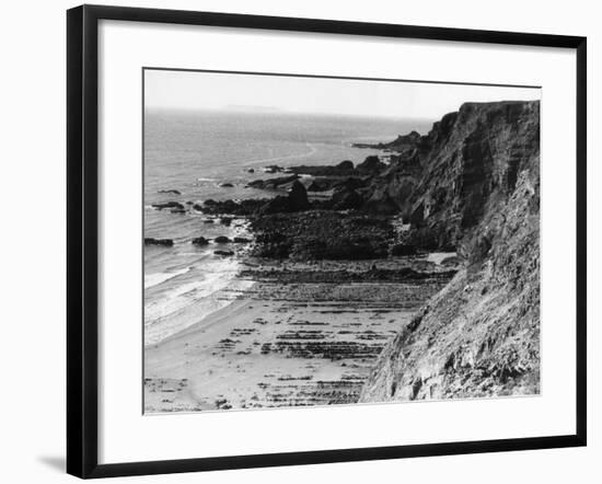 Devonshire Coastline-null-Framed Photographic Print