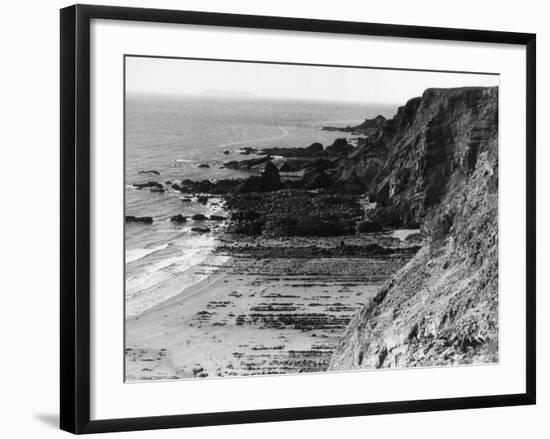 Devonshire Coastline-null-Framed Photographic Print