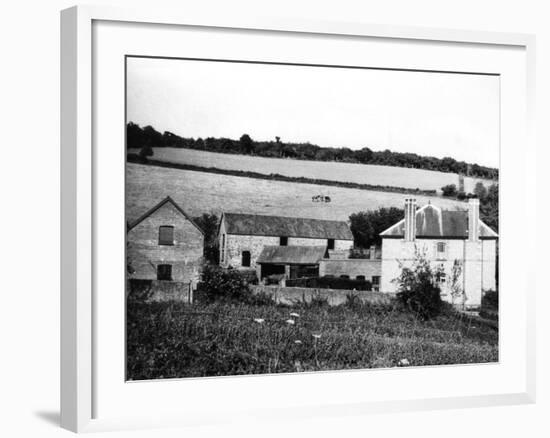 Devonshire Farmhouse-null-Framed Photographic Print