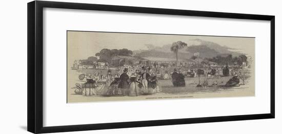 Devonshire Fete, Chiswick, the Conservatories-null-Framed Giclee Print