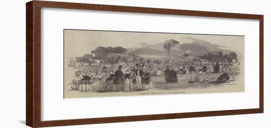 Devonshire Fete, Chiswick, the Conservatories-null-Framed Giclee Print