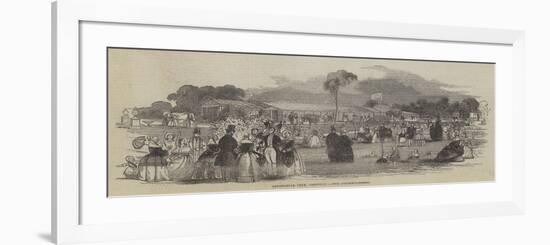 Devonshire Fete, Chiswick, the Conservatories-null-Framed Giclee Print