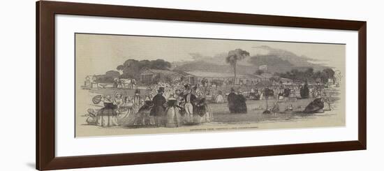 Devonshire Fete, Chiswick, the Conservatories-null-Framed Giclee Print