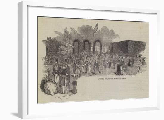 Devonshire Fete, Chiswick, the Italian Garden-null-Framed Giclee Print
