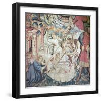 Devonshire Hunting Tapestries, 15th Century-CM Dixon-Framed Giclee Print