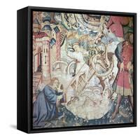 Devonshire Hunting Tapestries, 15th Century-CM Dixon-Framed Stretched Canvas