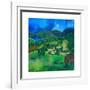 Devonshire Village, 2008-Lisa Graa Jensen-Framed Giclee Print