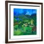 Devonshire Village, 2008-Lisa Graa Jensen-Framed Art Print