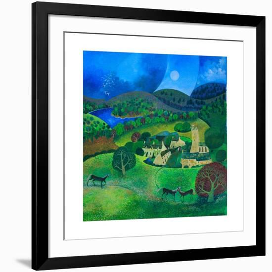 Devonshire Village, 2008-Lisa Graa Jensen-Framed Art Print