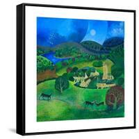 Devonshire Village, 2008-Lisa Graa Jensen-Framed Stretched Canvas