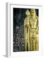 Devotees Climb the Steps to Batu Caves-Andrew Taylor-Framed Photographic Print