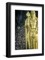 Devotees Climb the Steps to Batu Caves-Andrew Taylor-Framed Photographic Print