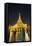 Devotees come to pray at Shwedagon Pagoda, Yangon (Rangoon), Myanmar (Burma), Asia-Alex Treadway-Framed Stretched Canvas