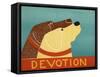 Devotion Choc Yellow-Stephen Huneck-Framed Stretched Canvas