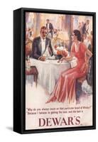 Dewar's, Whiskey Alcohol Dinners, UK, 1930-null-Framed Stretched Canvas