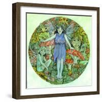 Dewdrop Faerie-Linda Ravenscroft-Framed Giclee Print